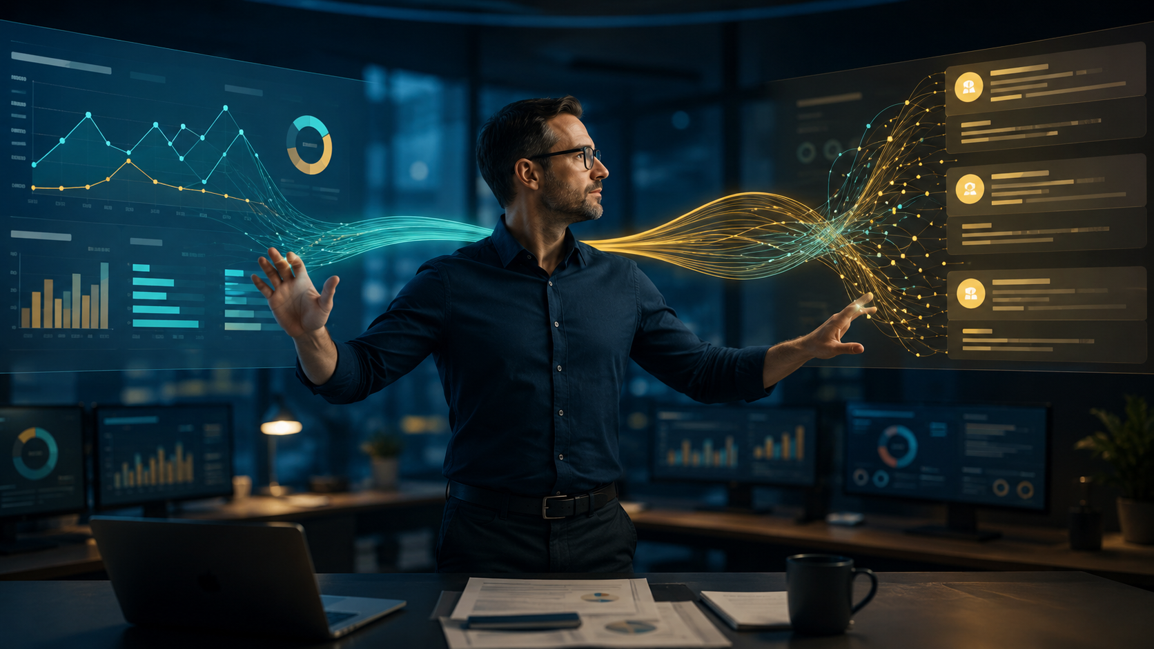 Digital marketing strategist combining SEO performance data with AI answer visibility